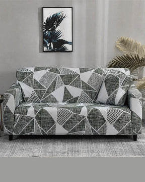 Capa de Sofá Floral com Elástico Protetor Decorativo e Ajustável