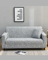 Capa de Sofá Floral com Elástico Protetor Decorativo e Ajustável