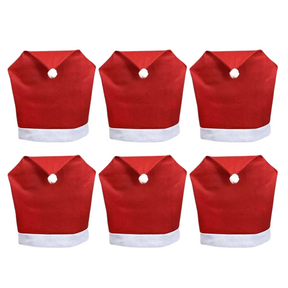 Capa para Cadeira de Natal Chapéu de Papai Noel
