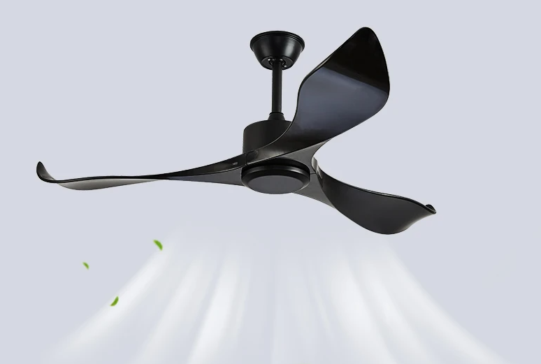 Ventilador de teto moderno Estilo Industrial com controle remoto - ZenithBreeze UrbanWind Elite Edition