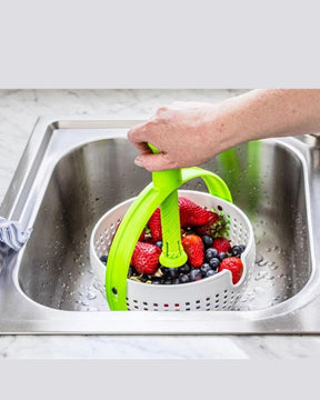 Centrífuga de Salada com Alça Dobrável para Frutas e Vegetais