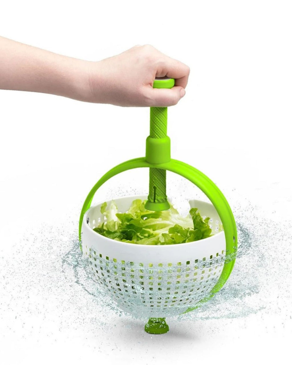 Centrífuga de Salada com Alça Dobrável para Frutas e Vegetais