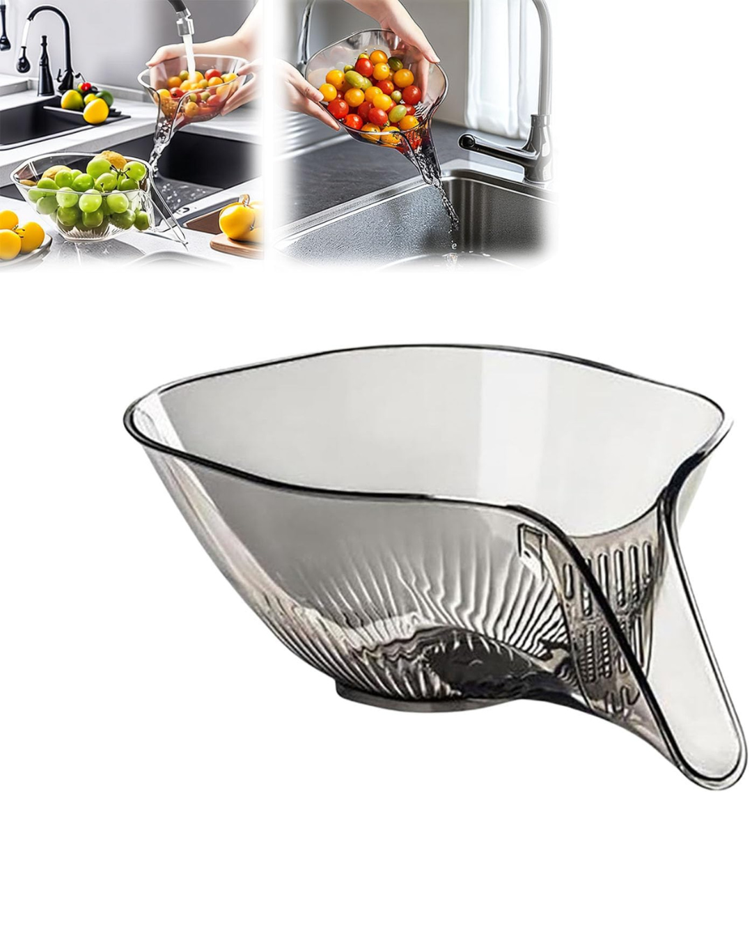 Cesta Escorredora Multifuncional para Pia Drenagem e Cozinha Prática