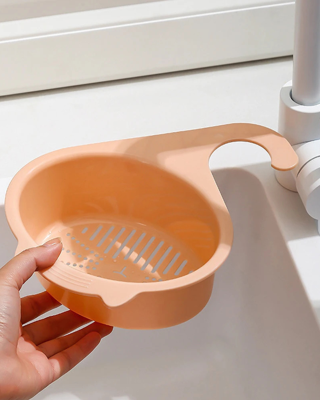 Cesta de Drenagem para Pia em Forma de Gato Organizador Multifuncional para Cozinha