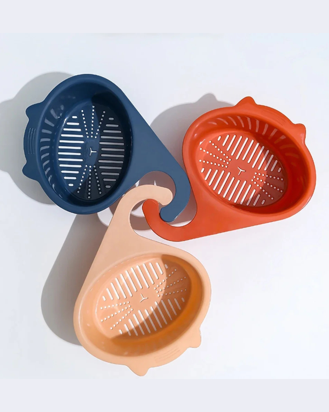 Cesta de Drenagem para Pia em Forma de Gato Organizador Multifuncional para Cozinha