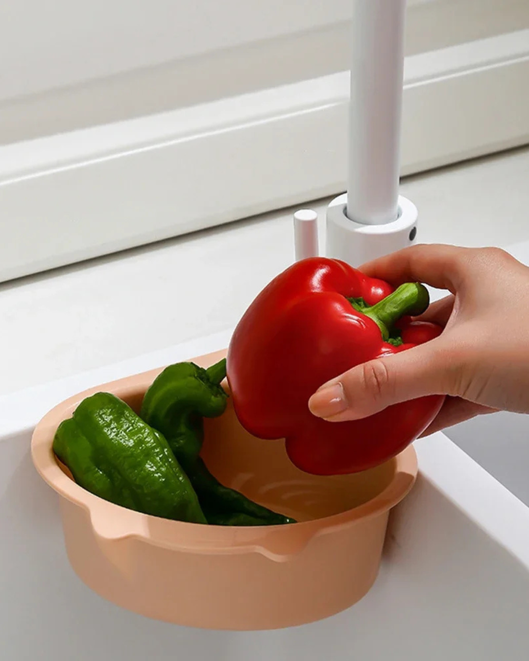 Cesta de Drenagem para Pia em Forma de Gato Organizador Multifuncional para Cozinha