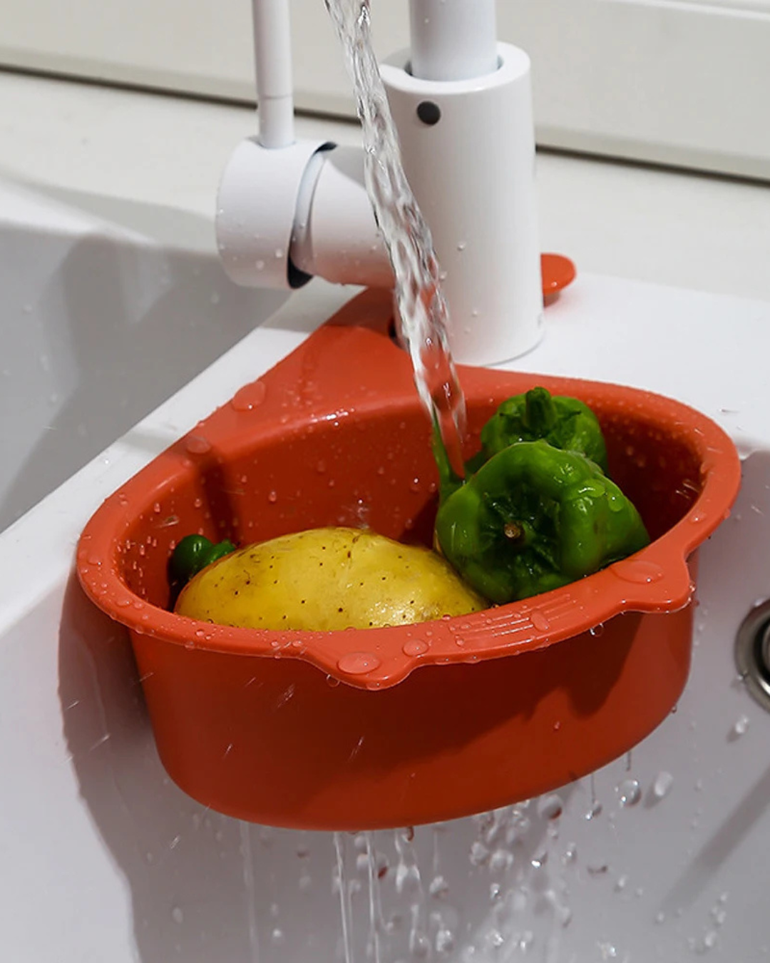 Cesta de Drenagem para Pia em Forma de Gato Organizador Multifuncional para Cozinha