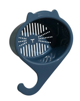 Cesta de Drenagem para Pia em Forma de Gato Organizador Multifuncional para Cozinha