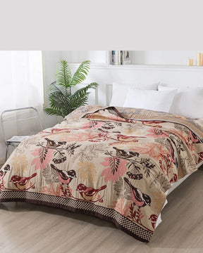 Cobertor de Algodão Aconchegante para Sofá ou Cama