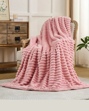 Cobertor de Lã Macio para Sofá ou Cama Leve Aconchegante e Ideal para Todas as Estações