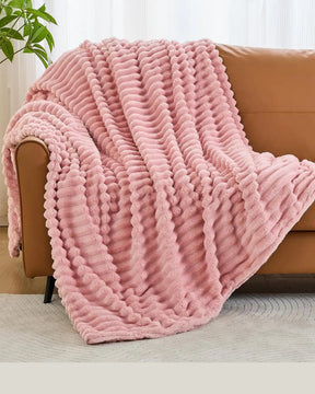 Cobertor de Lã Macio para Sofá ou Cama Leve Aconchegante e Ideal para Todas as Estações