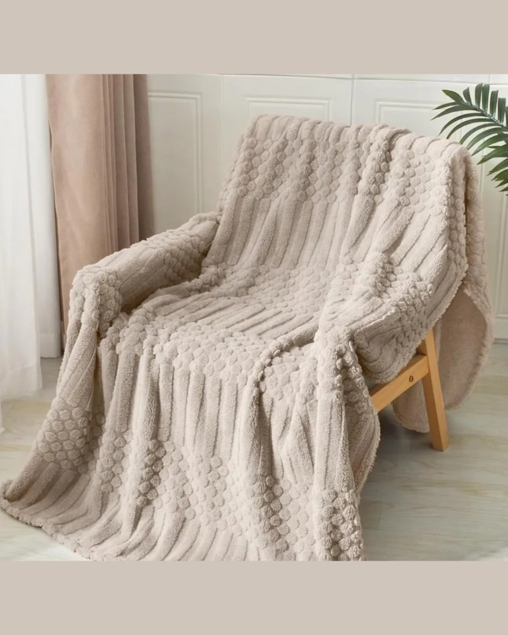 Cobertor de Lã Macio para Sofá ou Cama Leve Aconchegante e Ideal para Todas as Estações