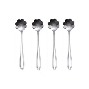 Conjunto de 4 Colheres de Café em Aço Inoxidável