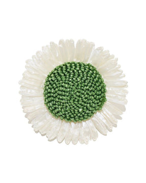 Conjunto de Anéis de Guardanapo Flor Verde Kit com 6 para Festa e Decoração