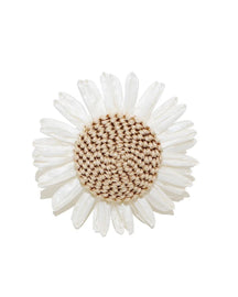 Conjunto de Anéis de Guardanapo Flor Verde Kit com 6 para Festa e Decoração