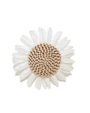 Conjunto de Anéis de Guardanapo Flor Verde Kit com 6 para Festa e Decoração