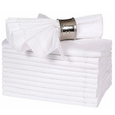 Conjunto de Guardanapos de Linho com Bainha 12 Peças