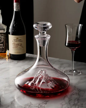 Decantador de Vidro Transparente Moderno para Vinho e Brandy Ideal para Festas e Jantares