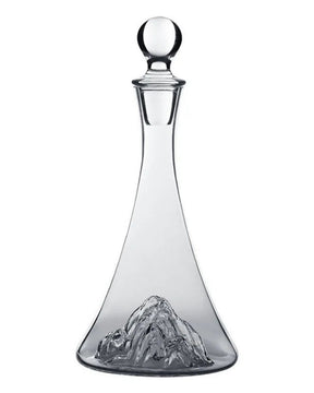 Decantador de Vidro Transparente Moderno para Vinho e Brandy Ideal para Festas e Jantares