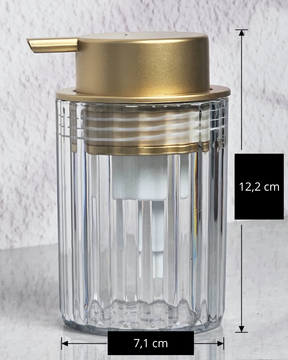 Dispensador de Espuma para Sabonete Transparente e Moderno