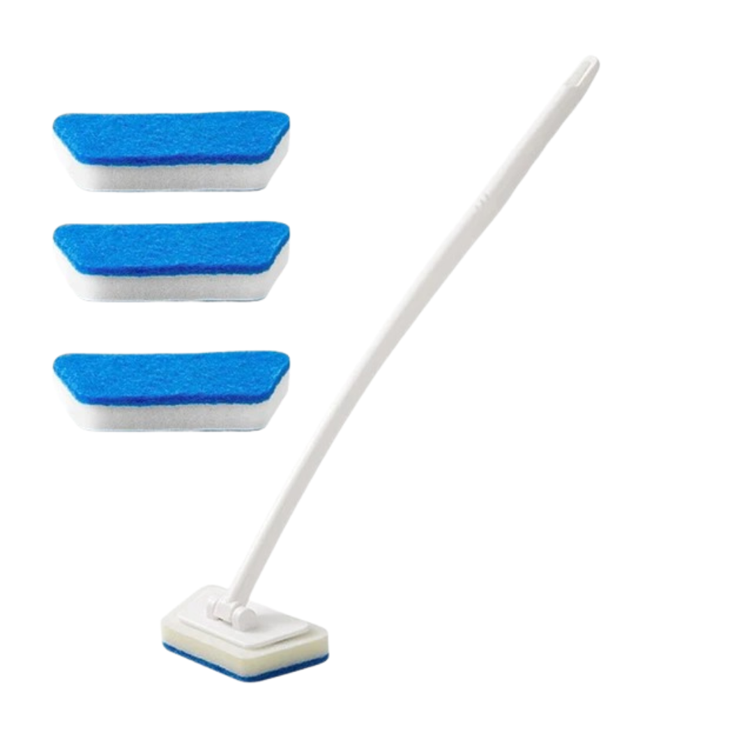 Escova de Limpeza Multifuncional com Cabo Longo Removível - PAGUEI 1 E LEVE 3 + FRETE GRÁTIS