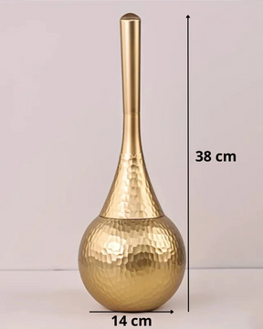 Escova de Vaso Sanitário com Suporte Dourado ou Prata