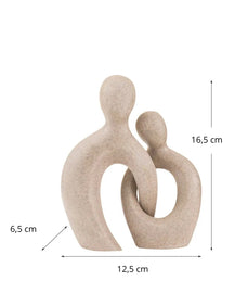 Escultura Decorativa de Casal para Sala Quarto ou Escritório