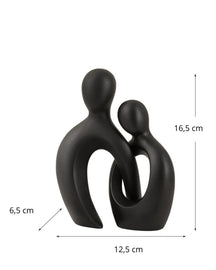 Escultura Decorativa de Casal para Sala Quarto ou Escritório