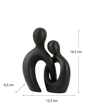 Escultura Decorativa de Casal para Sala Quarto ou Escritório