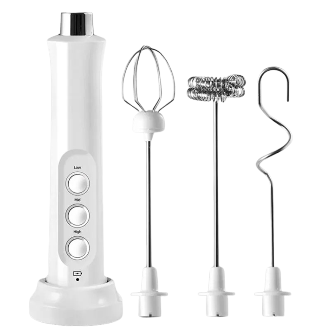 Espumador de Leite Portátil 3 em 1 Recarregável