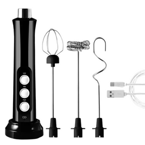 Espumador de Leite Portátil 3 em 1 Recarregável