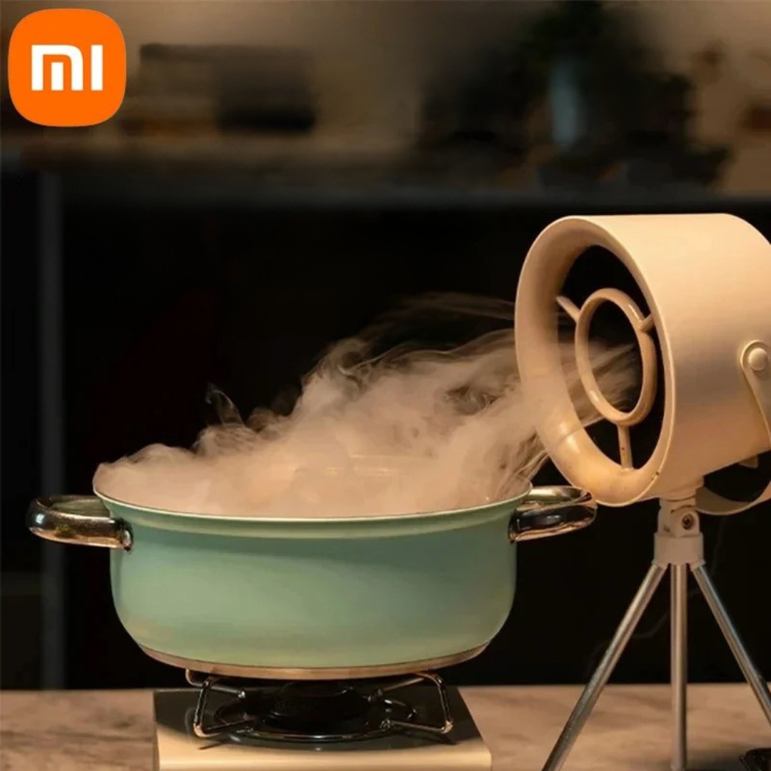 Exaustor Portátil Pequeno USB para Cozinha e Churrasco