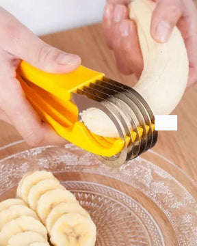 Fatiador de Banana e Frutas Cortador de Cozinha Prático e Ergonômico
