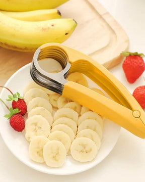 Fatiador de Banana e Frutas Cortador de Cozinha Prático e Ergonômico