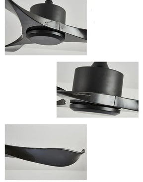 Ventilador de teto moderno Estilo Industrial com controle remoto - ZenithBreeze UrbanWind Elite Edition