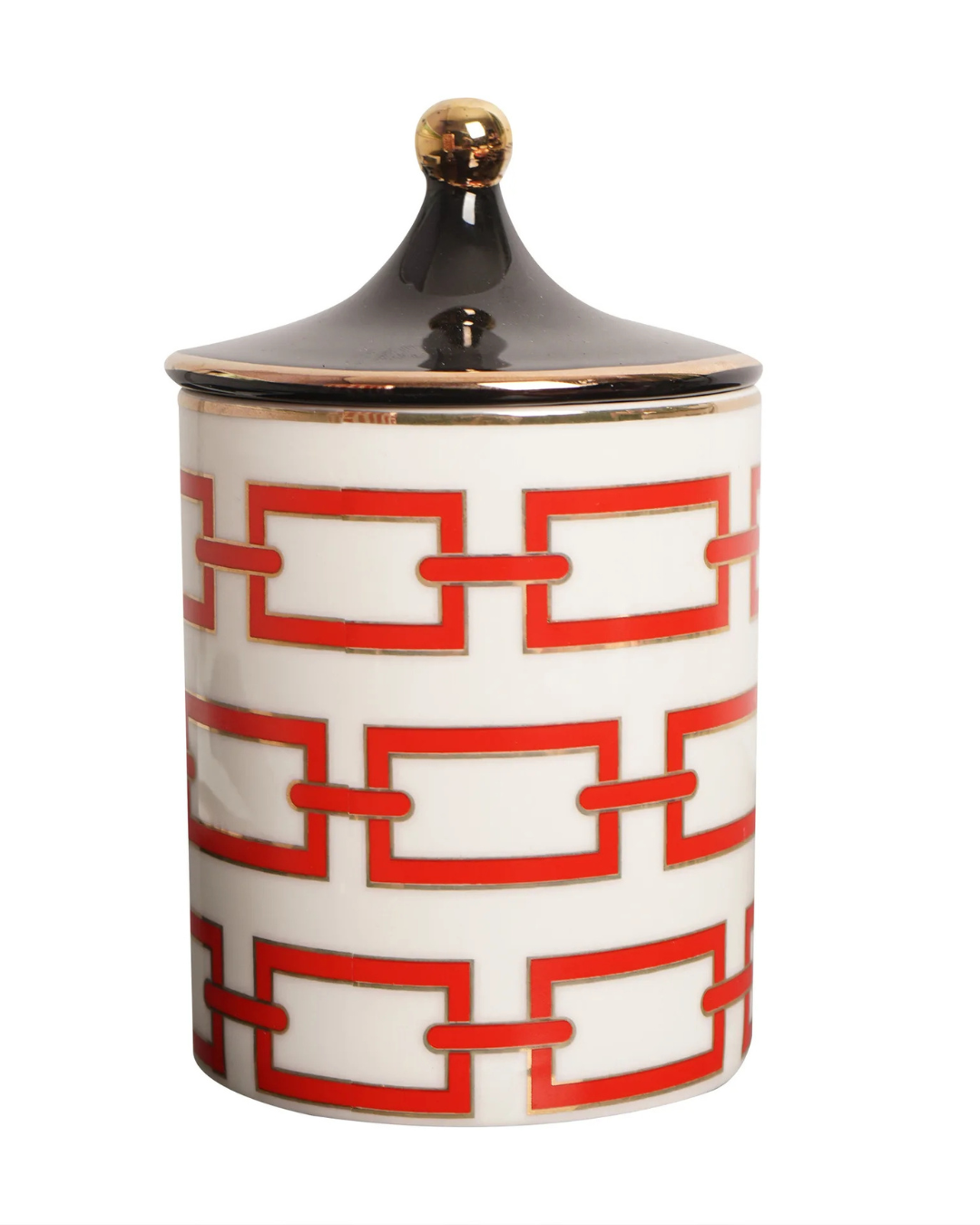 Jarra de Armazenamento em Cerâmica Dourada 350ml Decoração e Organização