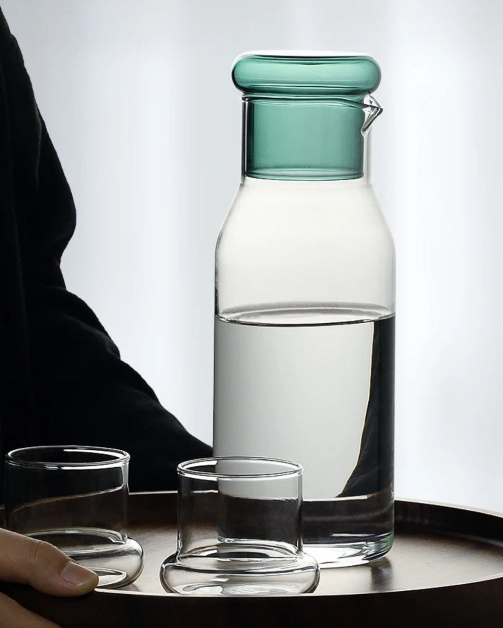 Jarra de Vidro Transparente Resistente ao Calor Para Água Suco e Café