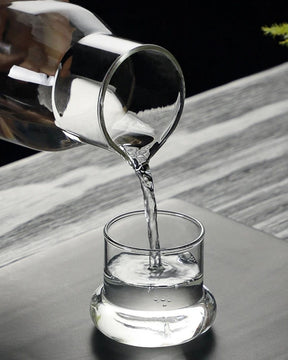 Jarra de Vidro Transparente Resistente ao Calor Para Água Suco e Café