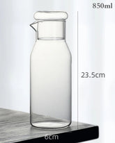 Jarra de Vidro Transparente Resistente ao Calor Para Água Suco e Café