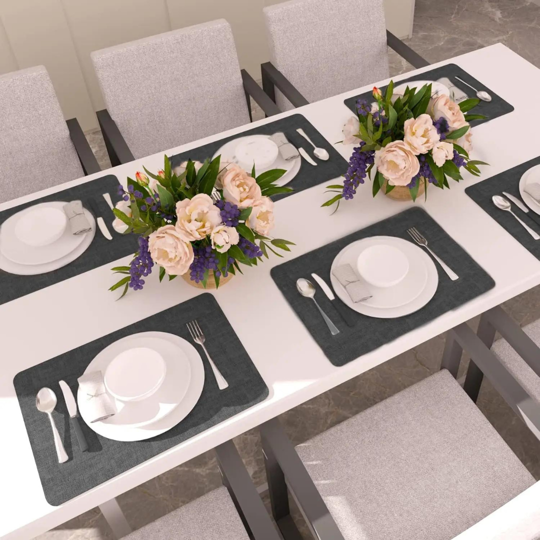 Jogo Americano em Couro Ecológico