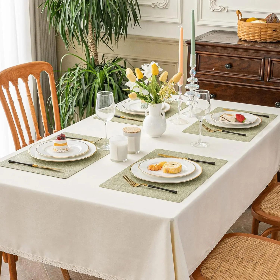 Jogo Americano em Couro Ecológico