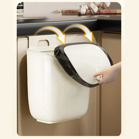 Lixeira Vintage Luxury Pendurada com Tampa Rolante