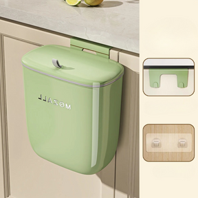 Lixeira de Compostagem Suspensa com Tampa para Cozinha