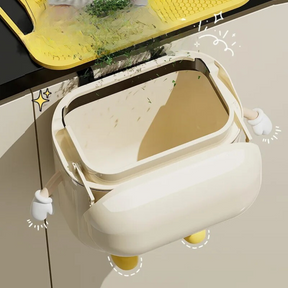 Lixeira de Parede para Cozinha 9L/12L com Tampa