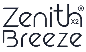 Ventilador de teto moderno com Iluminação e Controle Remoto - ZenithBreeze X2