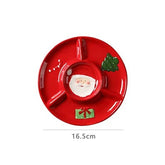 Louça de Cerâmica Natalina com Papai Noel em Relevo