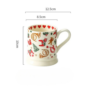 Louças de Cerâmica com Tema Natalino