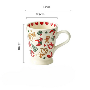 Louças de Cerâmica com Tema Natalino