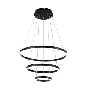 Lustre Pendente Circular Triplo em Led - Nordic Europe