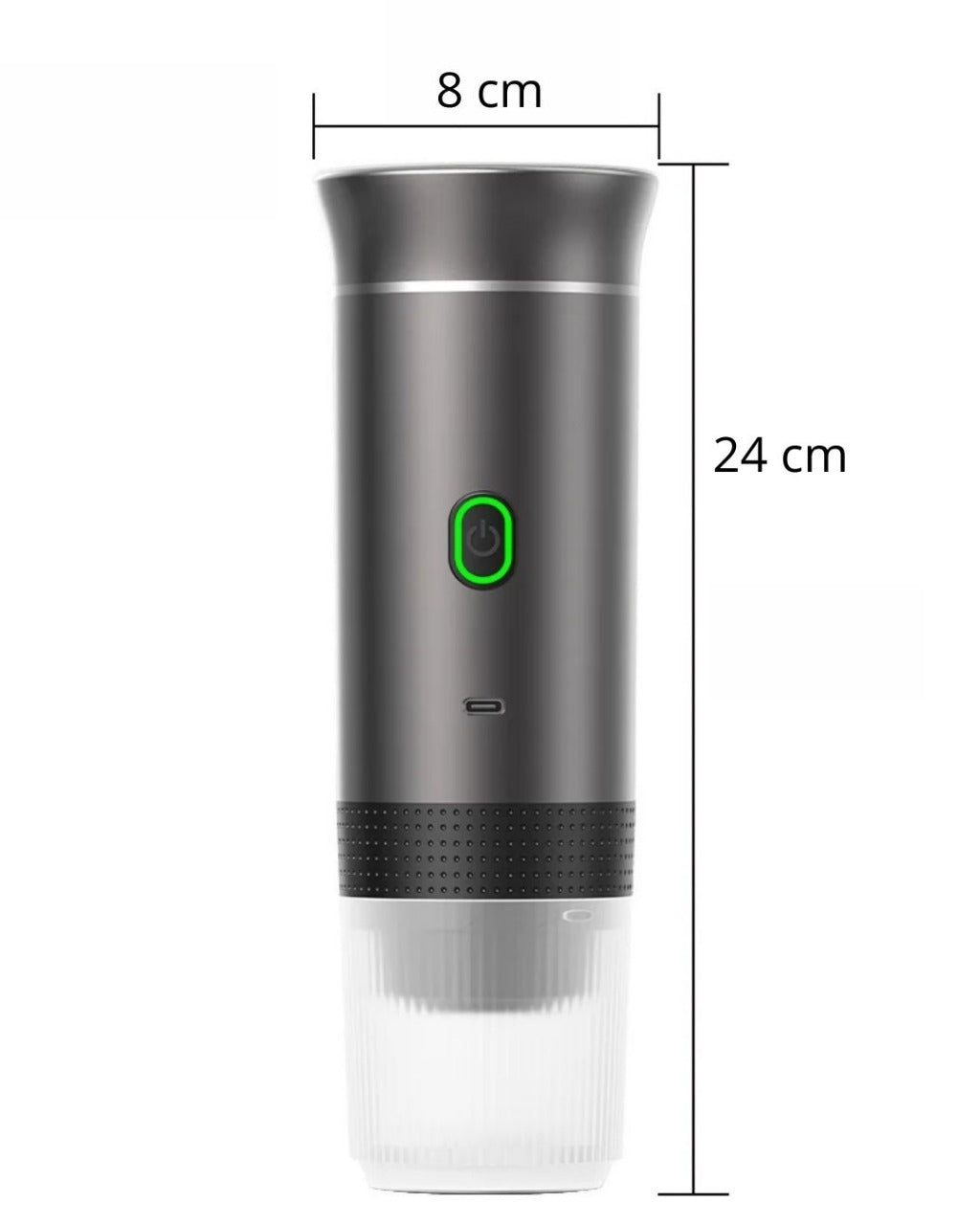 Máquina de Café Expresso Portátil Elétrica 3 em 1 Cápsulas e Pó Sem Fio